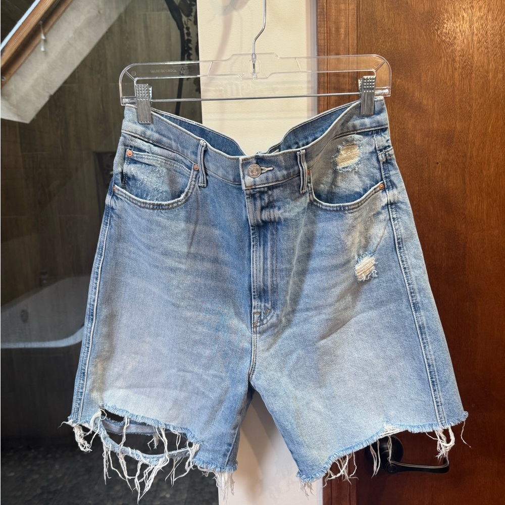 Distressed Denim Women's Shorts